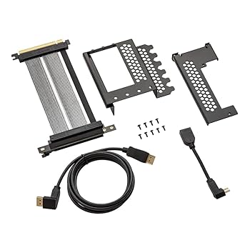 ⭐️垂直PCI-eブラケットトリプルスロットエディション ライザーケーブル付き Amazon.com: CableMod Vertical PCI-e Bracket Triple Slot